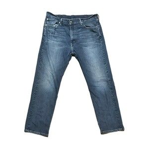 Levi's 505 Jeans Men’s 38x32 Blue Denim Straight Leg Regular Fit Dark Wash